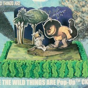 WHERE THE WILD THINGS ARE PARTY CAKE PAPER POP-UP CARD TOPPER KIT BAKERY CRAFT